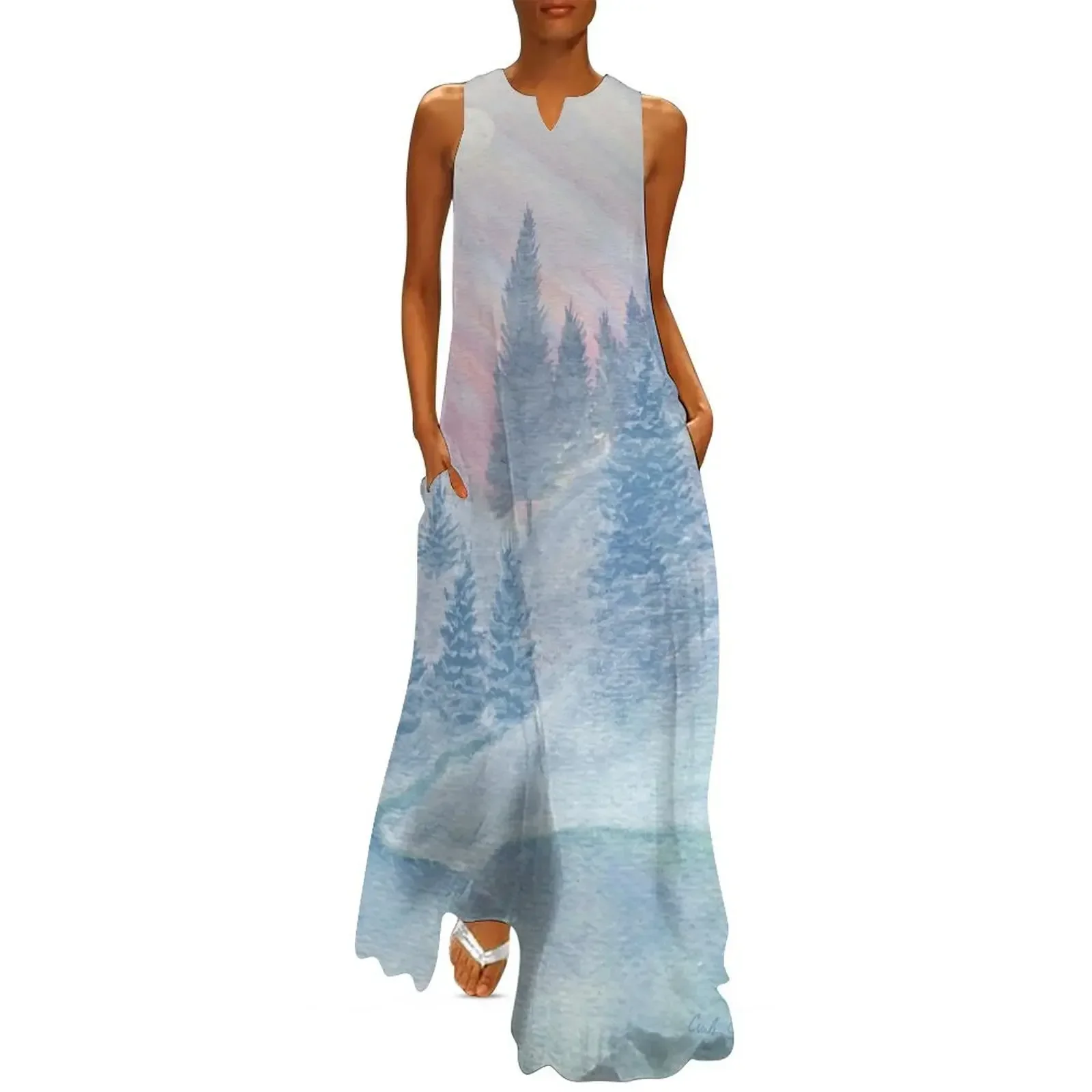 

Pastel Creek 1 by Cecile Grace Charles Long Dress Woman fashion beach dresses summer woman dress 2025 Dress women