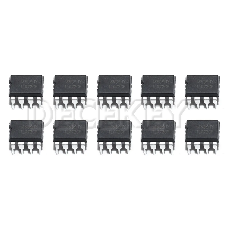 10PCS/LOT TL072CP DIP-8 IC Dual Operational Amplifier Chipset TL072