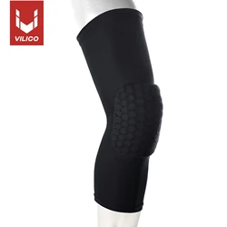 1 PC Professional Honeycomb Anti-collision Knee Protection for Sports Fitness Running Basketball Cycling Elastic Knee Protection