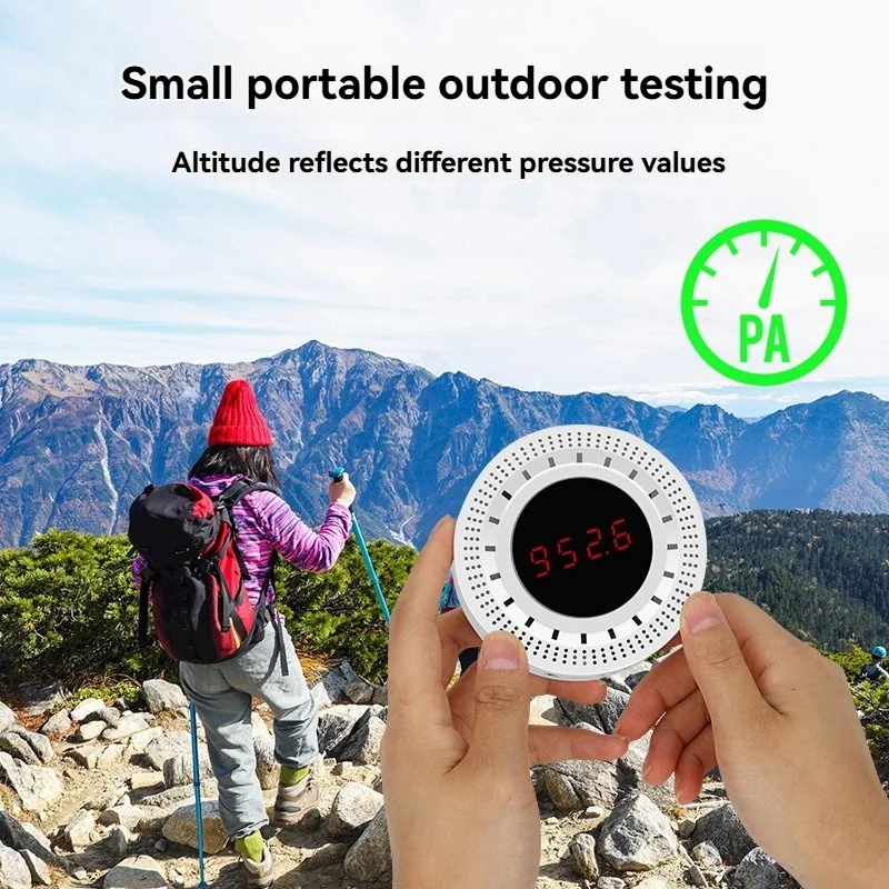 Sensor de presión atmosférica inteligente TOP Tuya con detección de temperatura y humedad dispositivo doméstico integrado Tuya