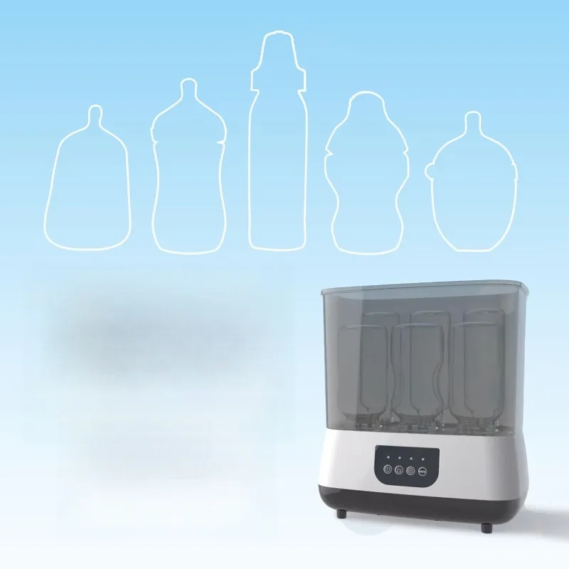 معقم ومجفف الكل في واحد لزجاجات الأطفال والأجزاء وغيرها من أساسيات حديثي الولادة