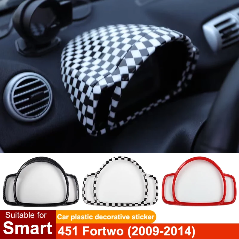 

For Smart Brabus 451 Fortwo Car Dashboard Frame Cover Decorative Sticker Plastic Interior Modification Accessories