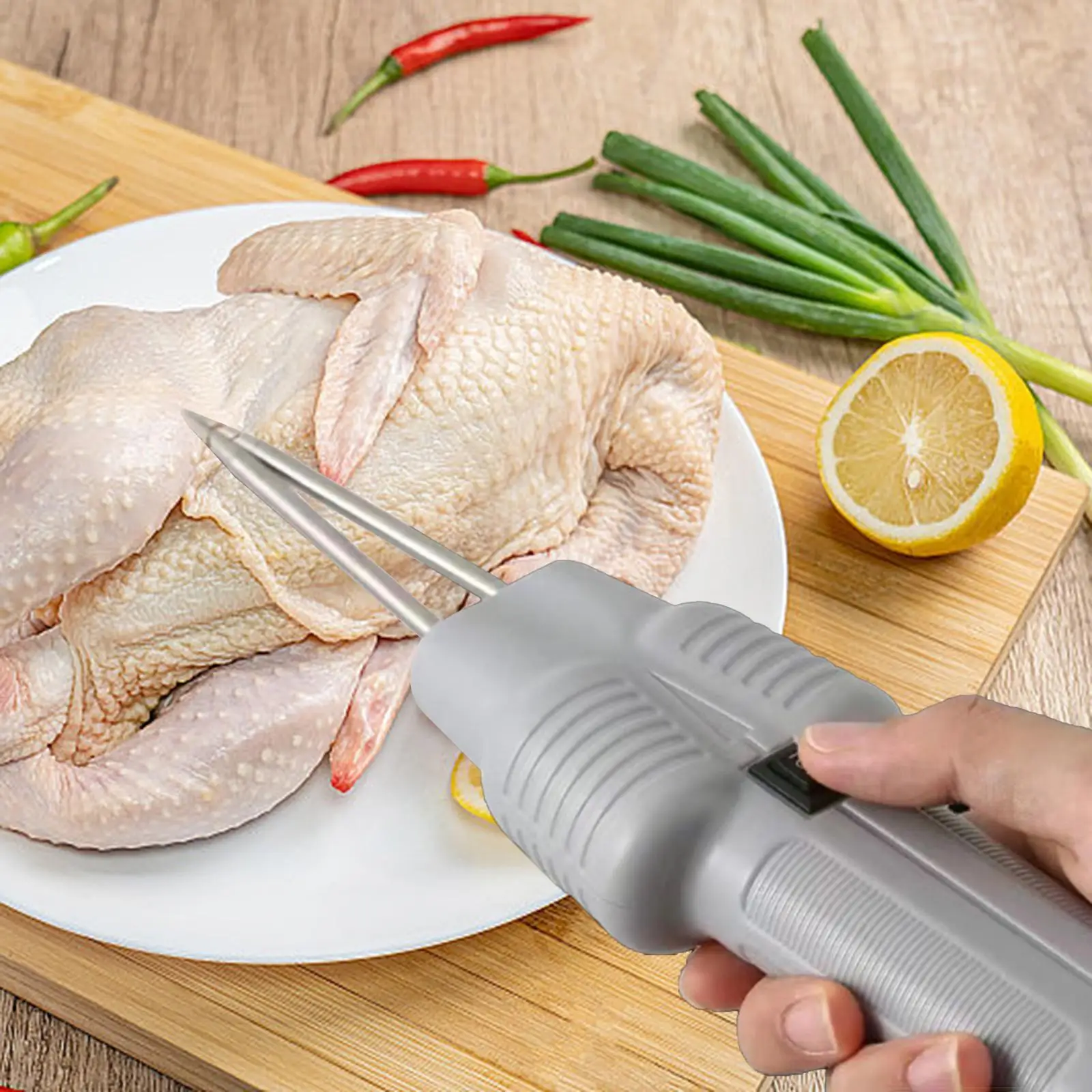 Electric Poultry Plucker Epilator Short Hair Removal Automatic Small Feather Removal Machine for Goose Turkey Bird Duck Chicken