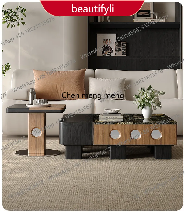 

A38 Italian minimalist small apartment living room home storage 2026 new light luxury high sense