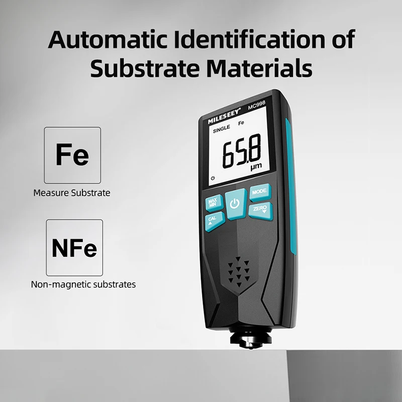 Mileseey New MC998 Coating Thickness Gauge,Car Paint Film Detecter, Range 0~1500μm, Accuracy ±(3%+2μm), For Car deal