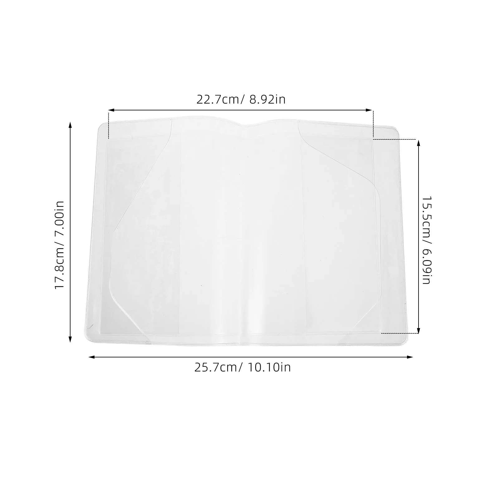 مجموعة واحدة من غطاء دفتر الملاحظات الشفاف مقاس A5 مقاوم للماء وغطاء حماية شفاف لطلاب المكاتب وكراسات الرسم #6