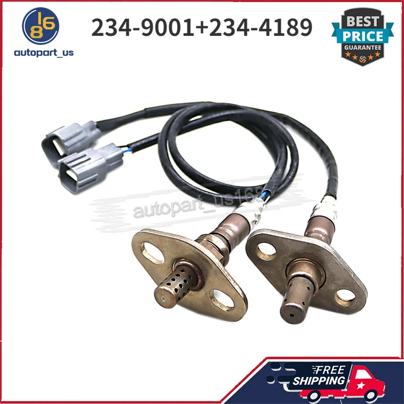 

2Pcs 234-9001 234-4189 Upstream & Downstream Oxygen Sensor O2 Sensor Lambda Sensor For 2000-2004 Toyota Tacoma