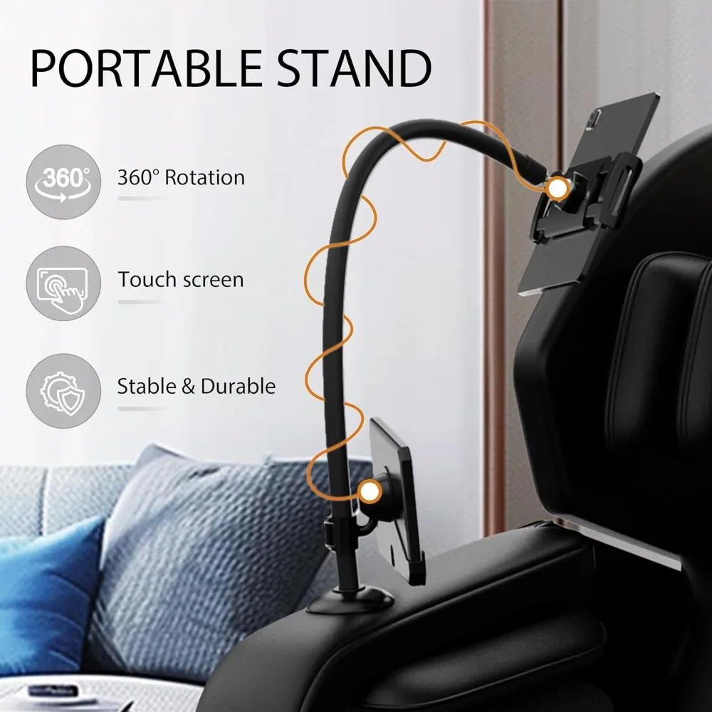 كرسي تدليك 2025 لكامل الجسم، كرسي تدليك بدون جاذبية مع أوضاع تلقائية، تدليك وسادة هوائية، 6 بكرات ذات نقاط تثبيت، تدليك القدم، #6