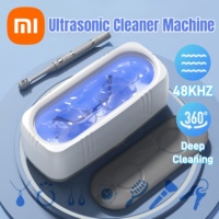 Xiaomi 48KHz Ultrasonic Cleaner USB Jewelry Glasses Cleaner with Blue Light Portable Automatic Eyeglass Ring Earring Sterilizer