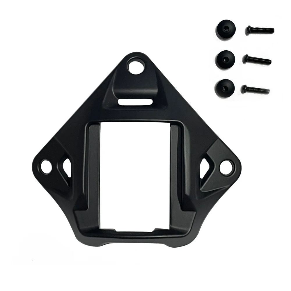 Tactics Helmet NVG Mount Shroud with 3-Hole, Aluminum Alloy Sports Camera Holder Base for Marine Helmets Fast Helmet