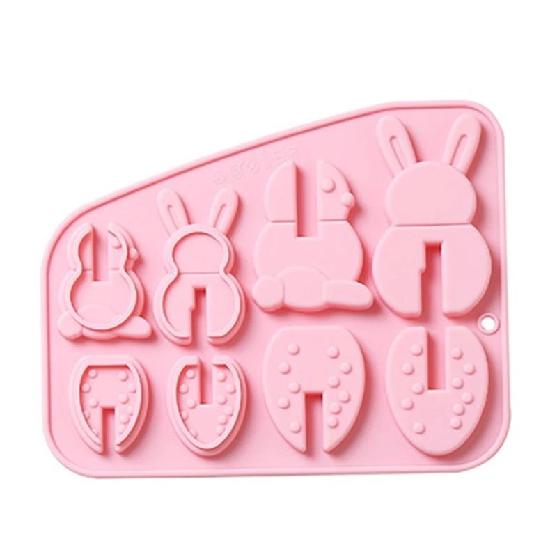 

Easter Bunny Egg Silicone Mold Non-Stick Chocolate Candy Cupcake Molds Jelly Biscuits Cookies Baking Mould