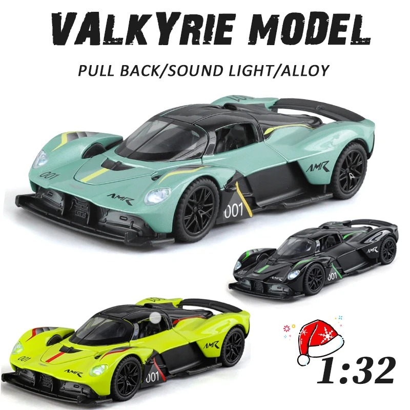 

1/32 VALKYRIE sports car High Simulation Alloy Vehicles Model Diecasts Metal collection display fast furious one piece toys gift