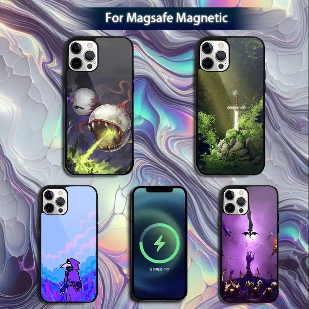 

Game T-Terraria Phone Case For iPhone 16e,16,15,14,13,12,11,Plus,Pro,Max,Mini Magsafe Magnetic Wireless Charging