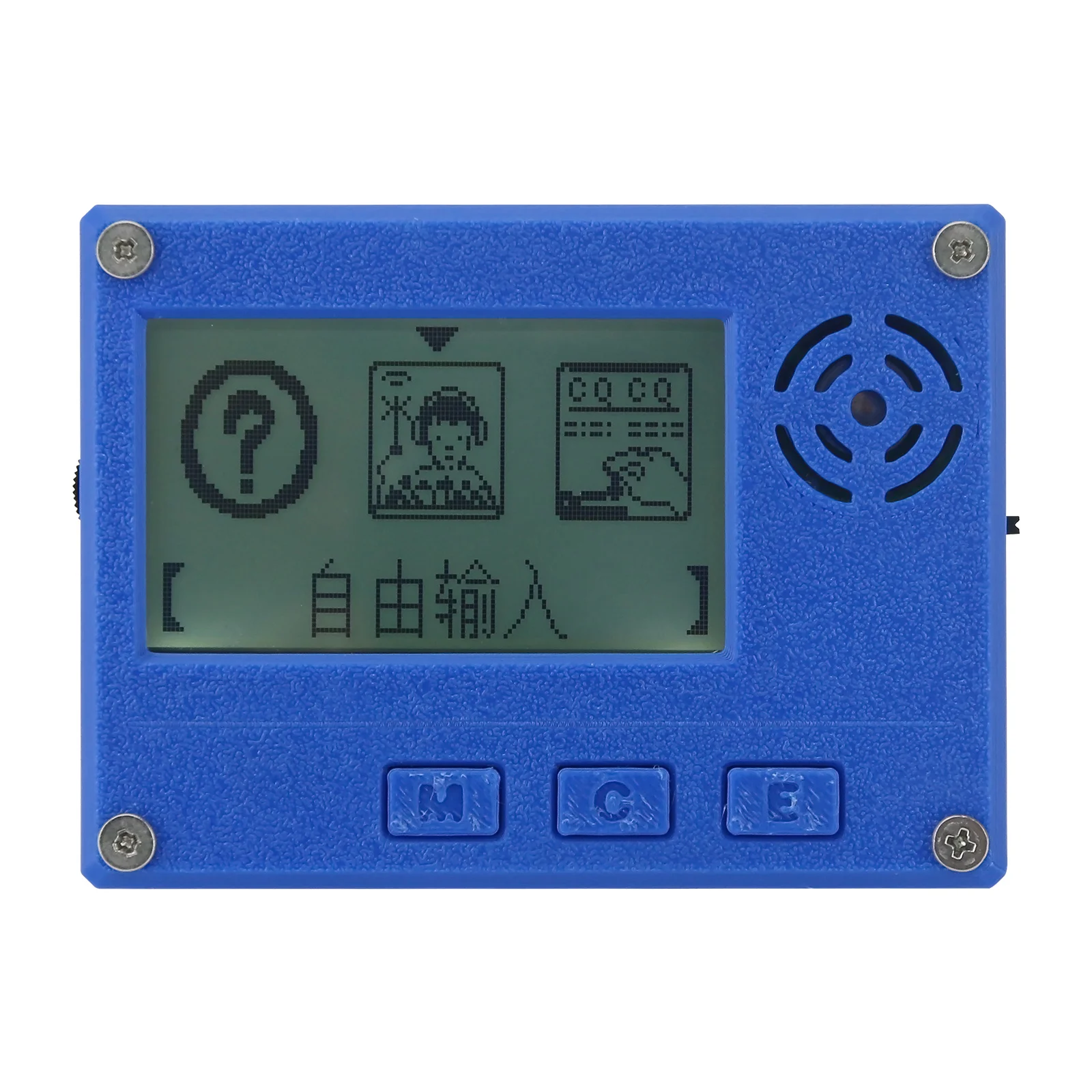 HamGeek Morse Code Trainer CW Learner 3.5mmx2 3D-Printed Shell with 2.3-inch LCD Screen for CW Input Practice