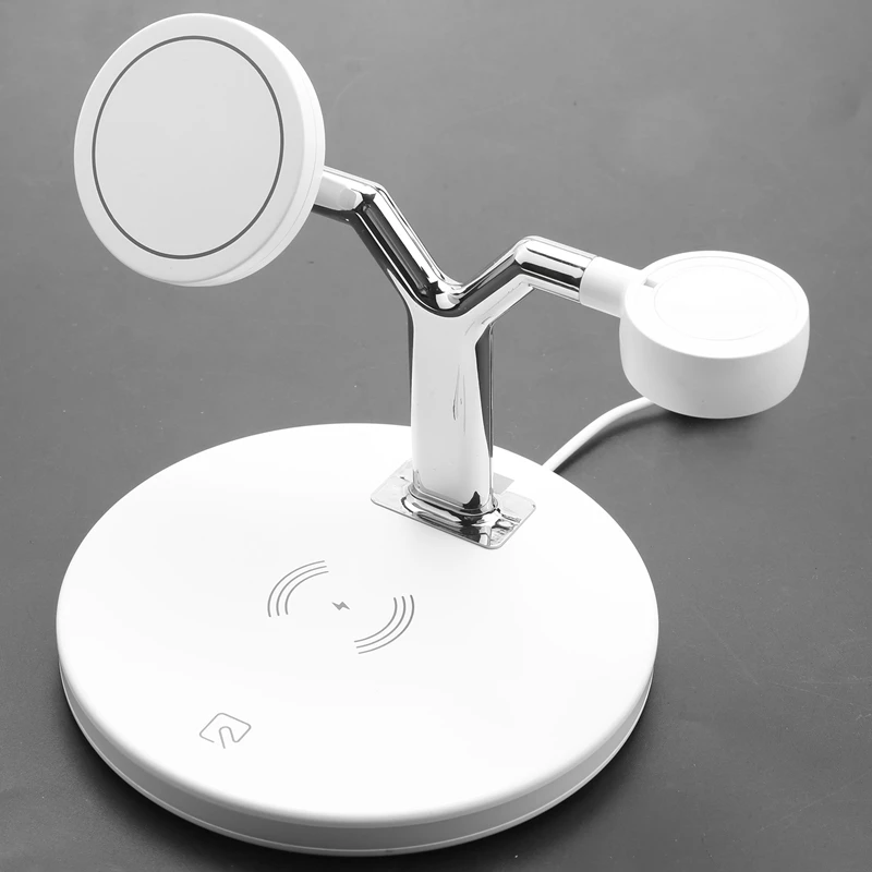 3 في 1 شاحن لاسلكي متعدد الوظائف محطة شحن لاسلكية لمدة 12 ساعة