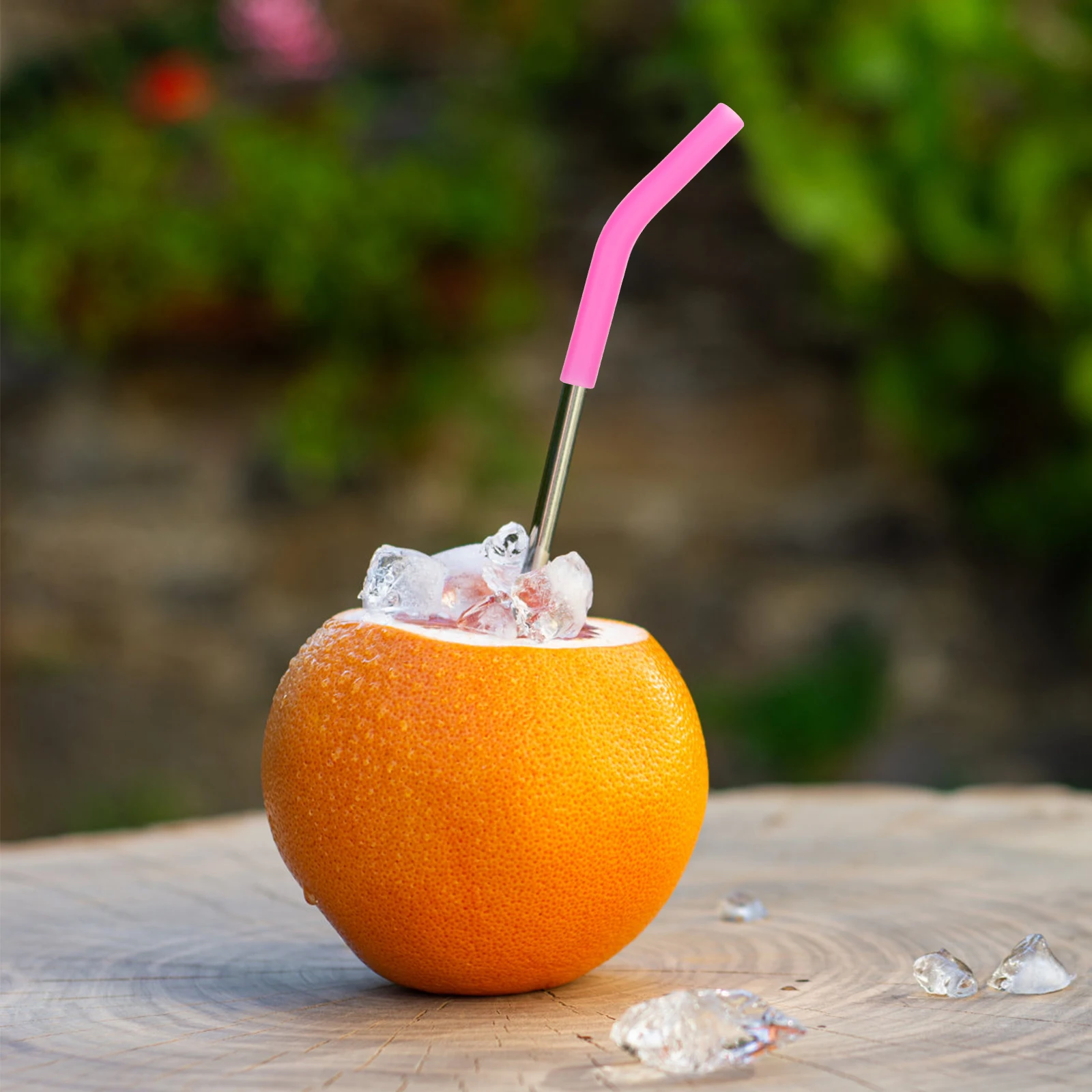 

24Pcs Stainless Steel Straw Silicone Cover Tips Reusable Straw Cover for Family Party Picnic Outdoor Use