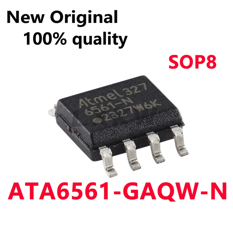 5/PCS New ATA6561-GAQW-N 6561-N SOP8 High-speed CAN FD transceiver chip In Stock