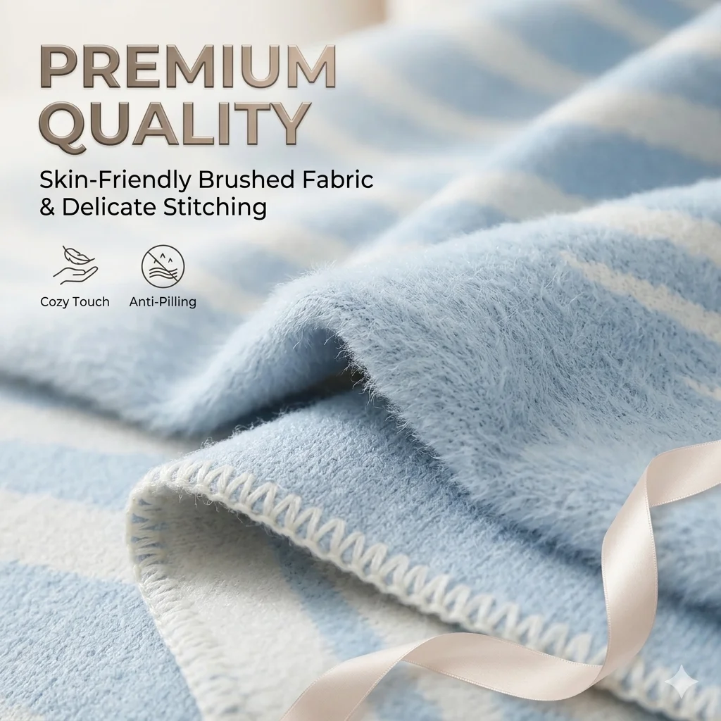 Cobertor de Luxo em Imitação d - Cashmere Throw Blanket avaliação e preço