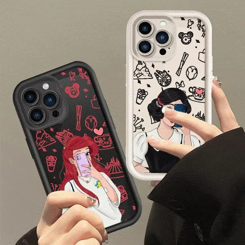 Disney Princess Phone Case for Redmi Note 10 12 13 4G 5G 10S 10Pro 11 11S 11 12 13 Pro4G 5G 11 12 13ProPlus5G 12S