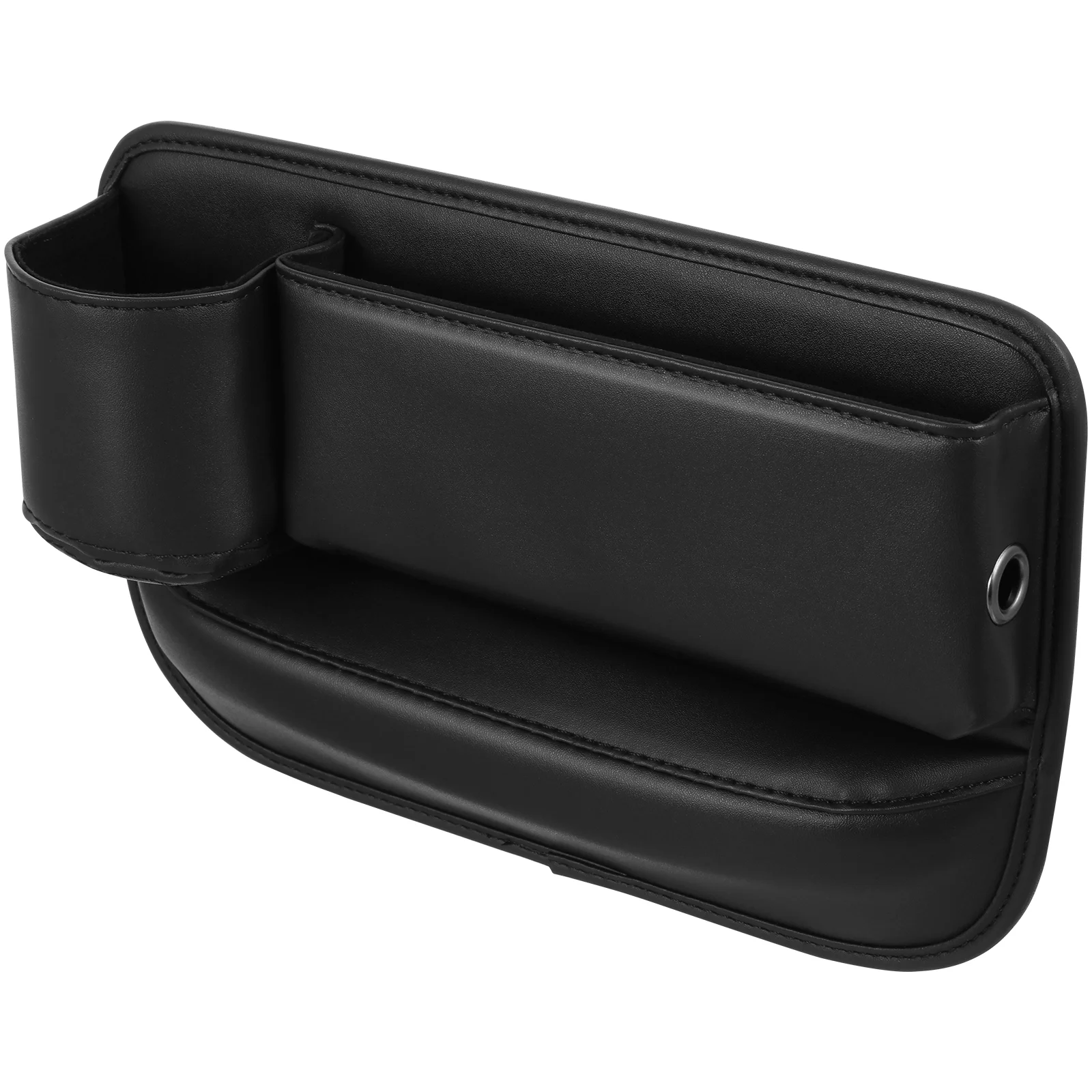 

Storage Box Car Seat Filler Case Pocket Organizer Bag with Cup Holder Auto for Left Side