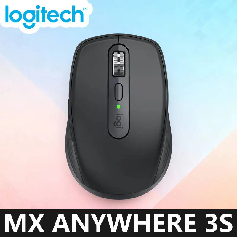 

Logitech MX Anywhere 3S Wireless Mouse, Darkfield Tracking, MagSpeed, 8000 DPI, Cross-System Sync, USB-C, Quiet, Windows/iPad/PC