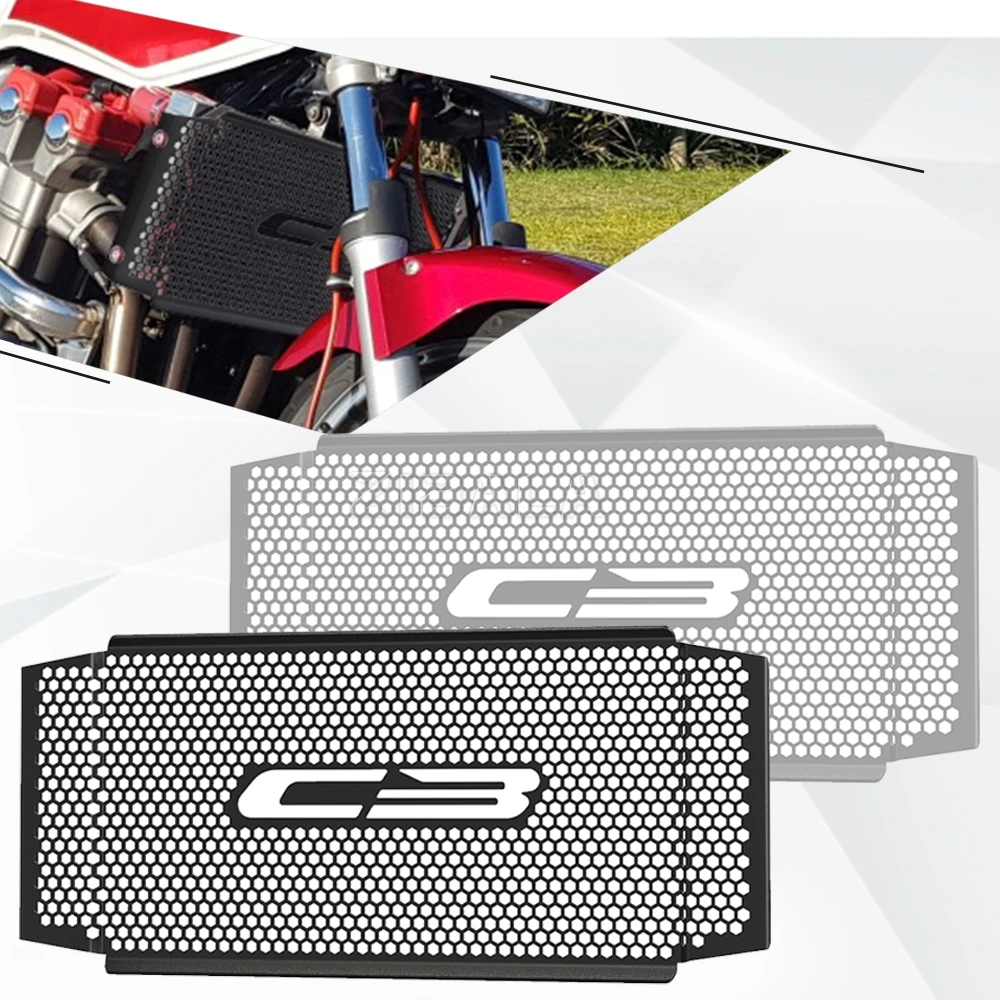

FOR HONDA CB1300 cb1300 SC45 2003-2024 2023 2022 2021 2025 Oil Cooler Guard CB1300/S Radiator Grille Guard Grill Cover Protector