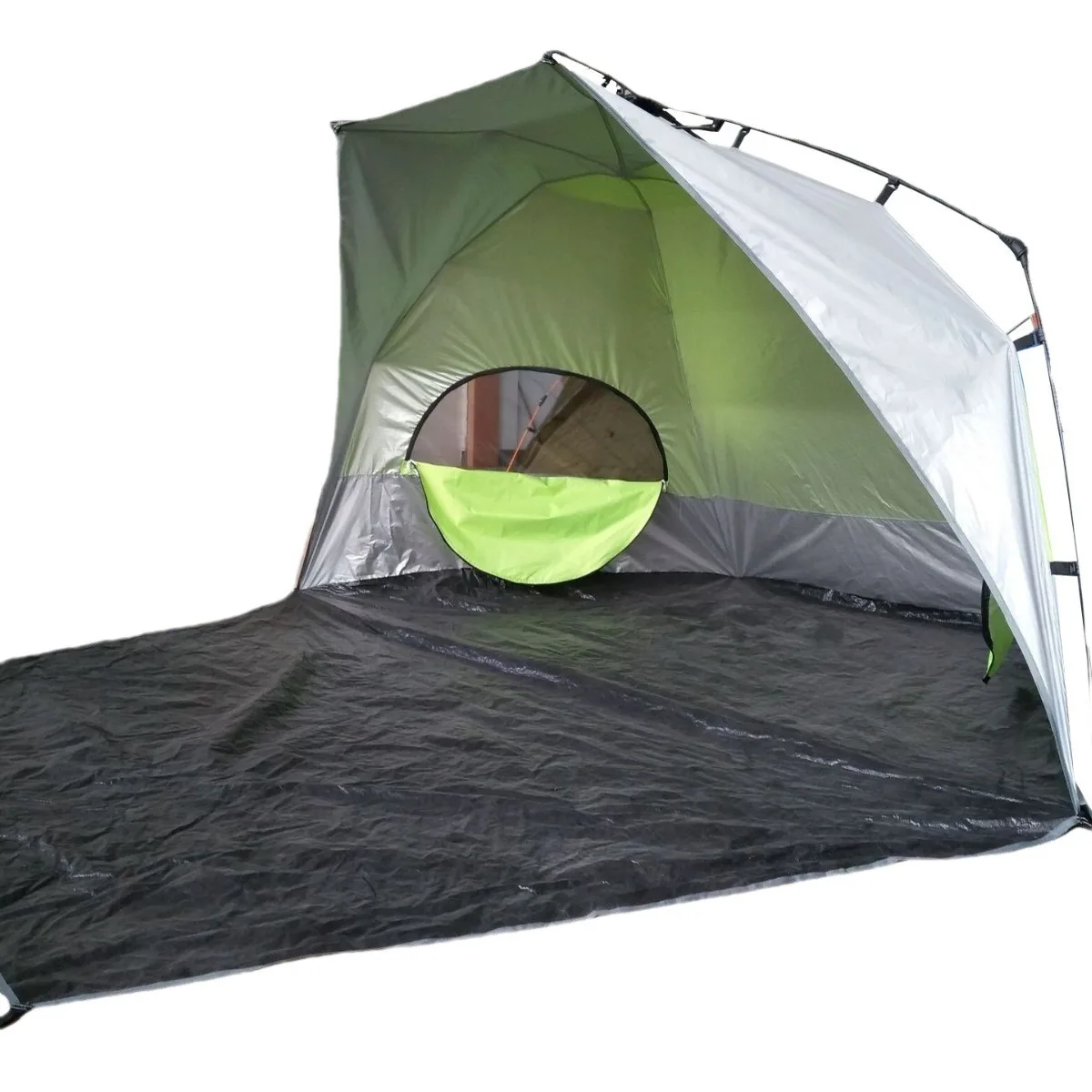 Outdoor tent camping beach shade double window extended mat fishing ice fishing tent