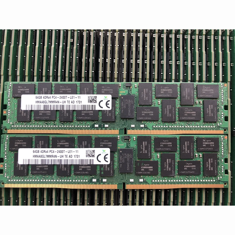 1 Pcs NF8460 NF5460 NF5288 NF5280 M4 M5 For Inspur Server Memory 64GB 64G 4DRX4 DDR4 2400 ECC RAM