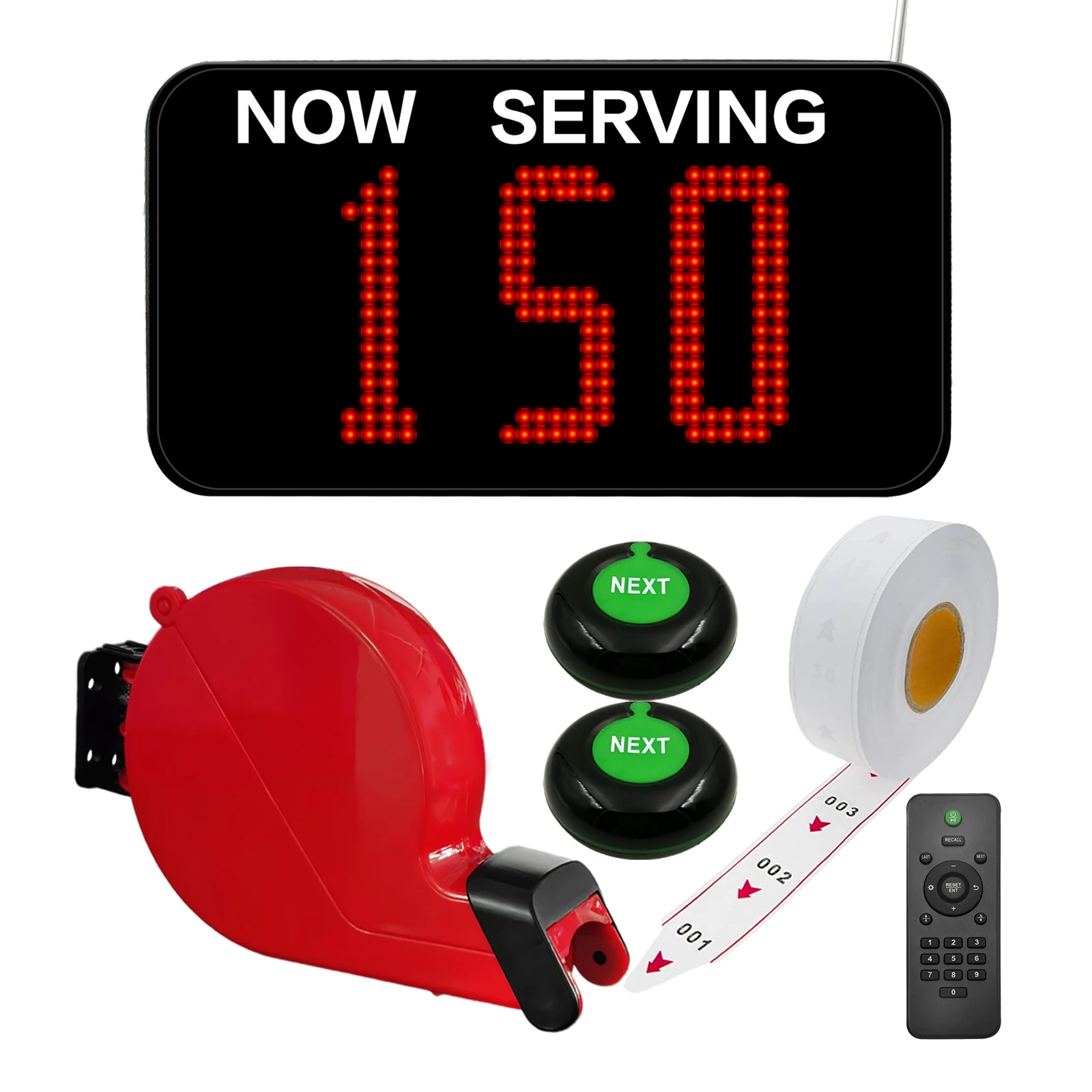 Ycall Restaurant Wireless Queue Management System 433.92MHz 100m Range Clinic Food Truck Deli Counter Hospital Bar Cafe Salon