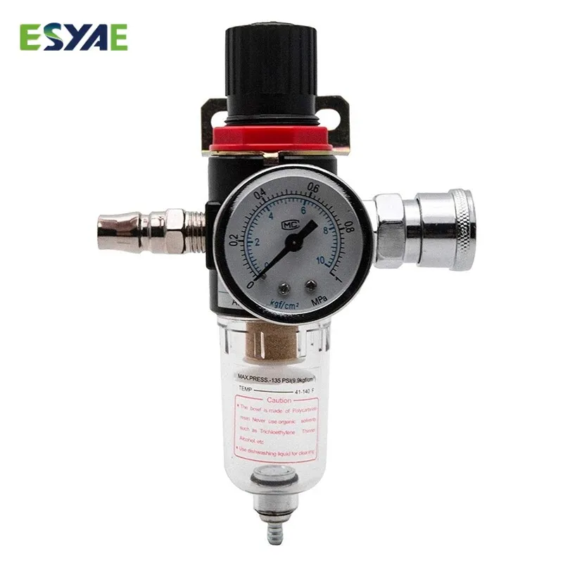 Afr-2000 1/4 Pneumatic Filters AFR2000 Pneumat Filter For Air Compressor Moisture Separator Pressure Regulator Oil Water