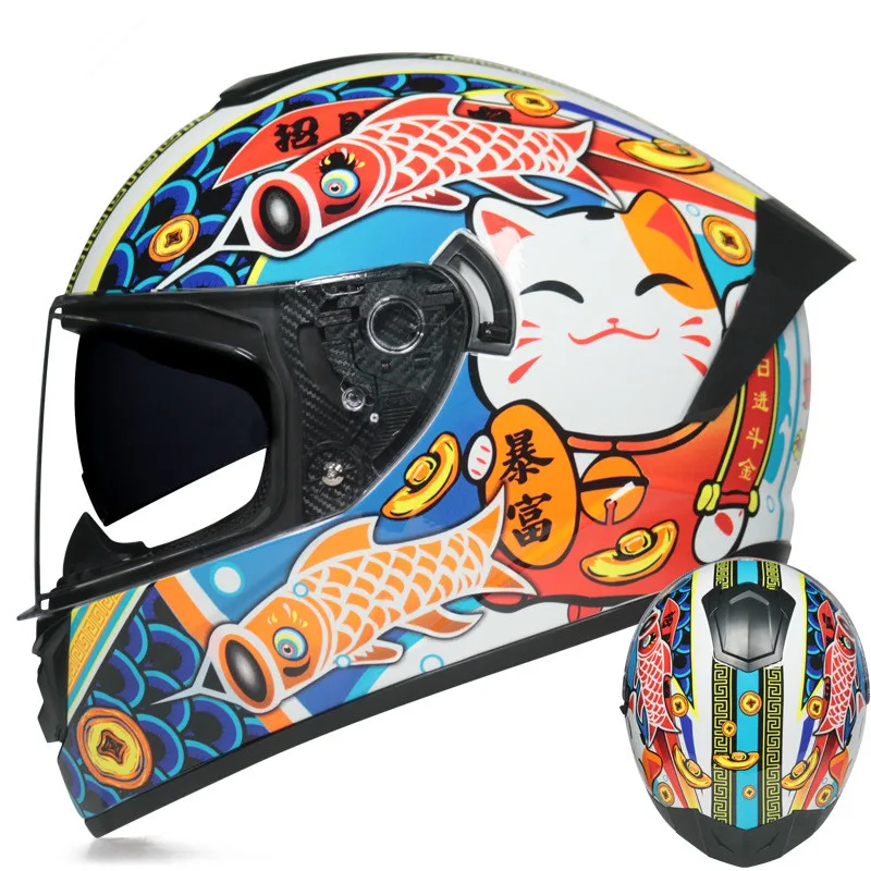 Wholesale Full Face Helmet Moto Helmate Motocross Helmet Moto Casco ABS Helmet