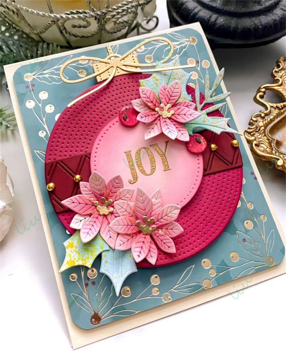 Evergreens المعادن قطع يموت Stamps الساخن احباط DIY بها بنفسك سكرابوكينغ اليدوية ألبوم صور عيد الميلاد ليلة صامتة 2025 أكتوبر جديد #5