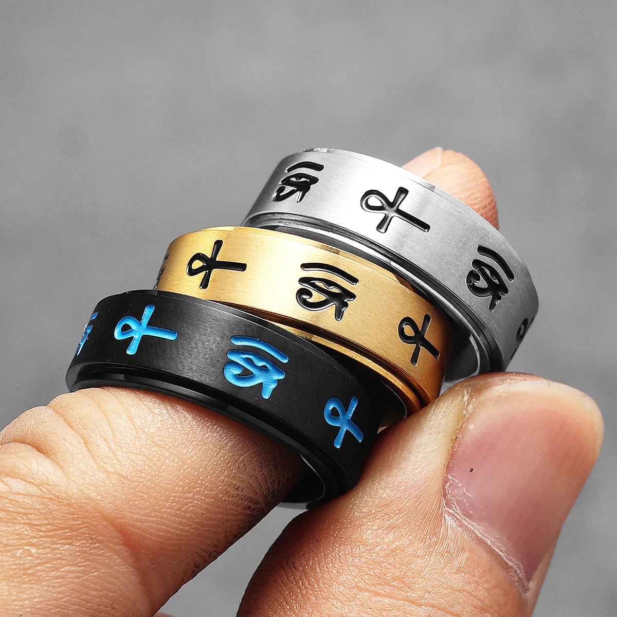 Anillos de Ojo de Horus de Egi - Men Accessories Egypt reseña y precio