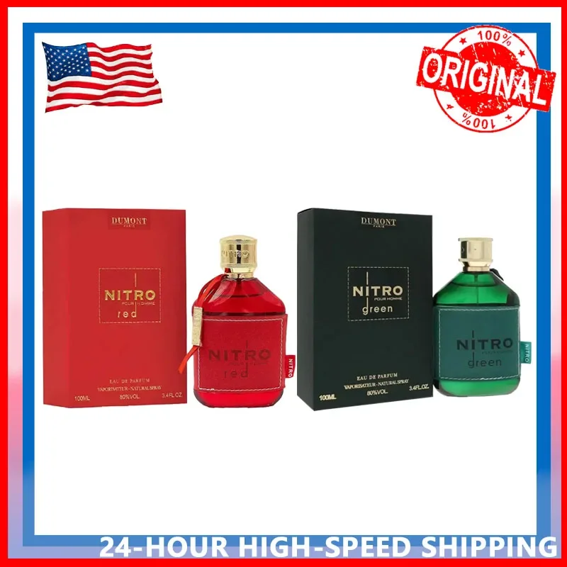 Nitro Red Dumont MEN Fragrance Middle Eastern Arabic Perfume Men's Perfume Women's Perfume Long-lasting 100ml Perfume
