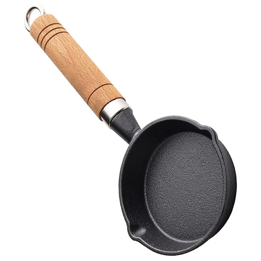 

Mini Cast Iron Skillet Nonstick Cooking Pan Perfect for Pancakes Steaks Omelets Small Egg Frying Pan Lightweight Portable