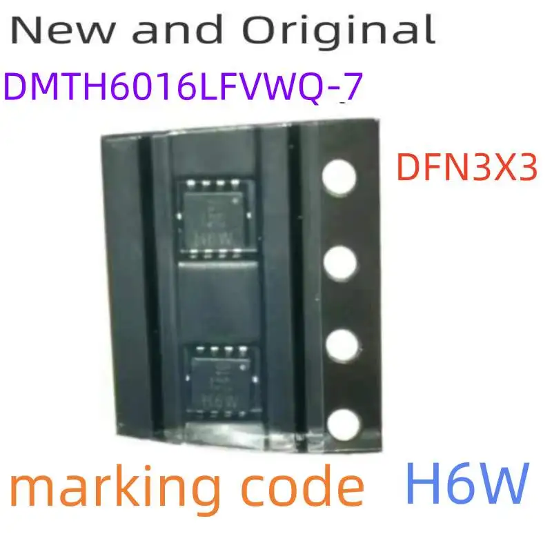 

Dmth6016Lfvwq-7 60V N-Channel Enhanced Mosfet Marking Code H6W