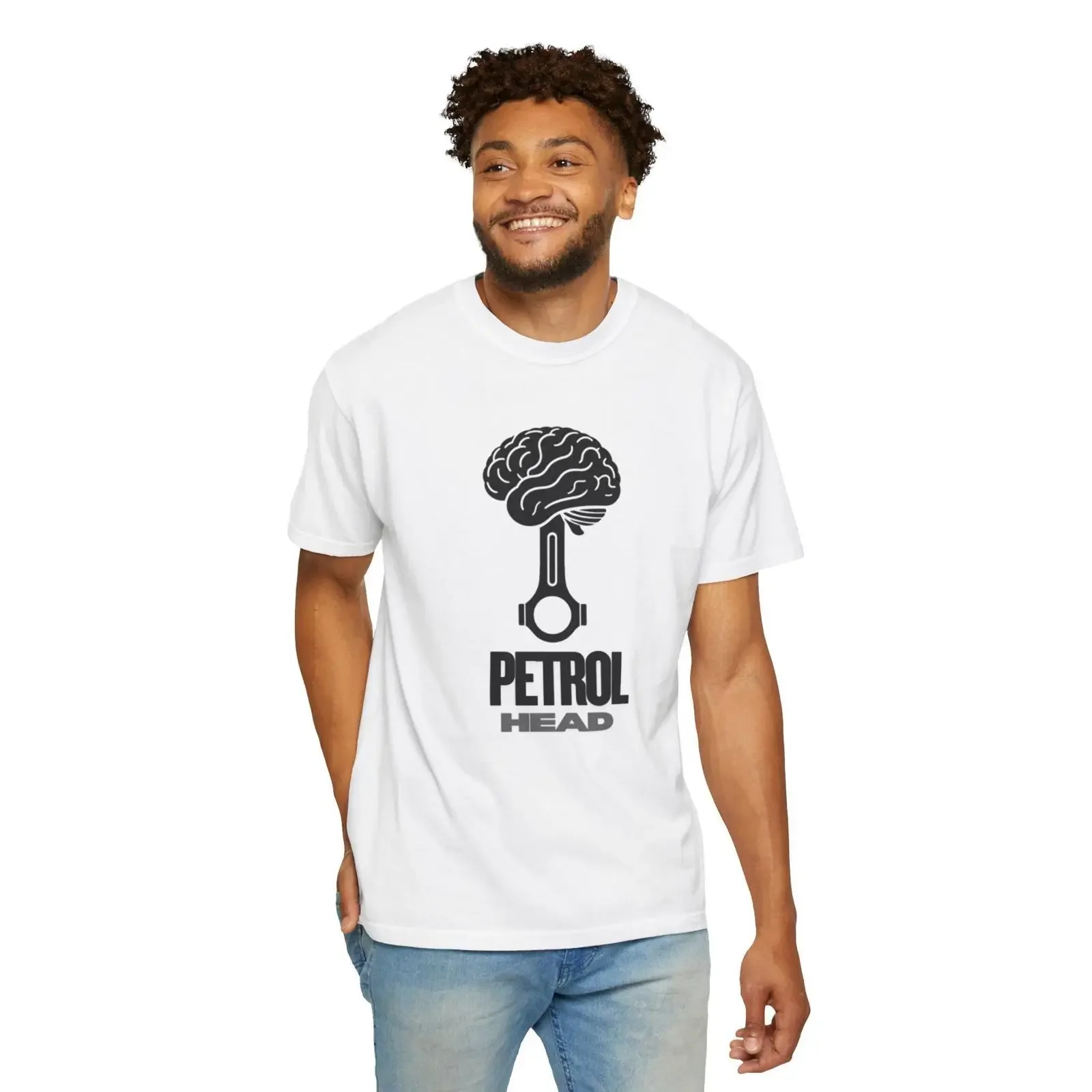 Petrol Head T Shirt Car Bike Enthusiast Garment Dyed vintage Washed Comfortable Stylish Casual designer clothes Slightly