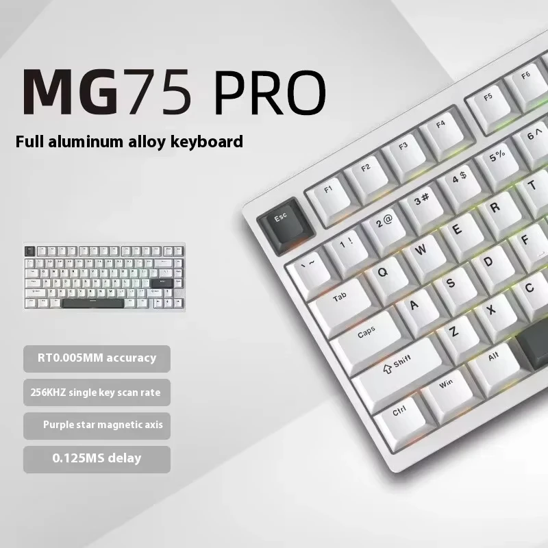 IROK MG75 Pro 磁気スイッチ キーボード 75% 配列 IROK MG75 PRO/MAX MG75V2 メカニカルキーボード磁気スイッチ Rgb