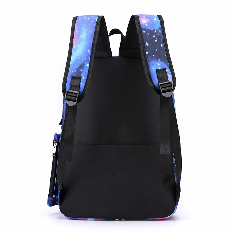 3 pçs/set disney mochilas ponto impressão leve simples portátil sacos de escola júnior estudantes do ensino médio