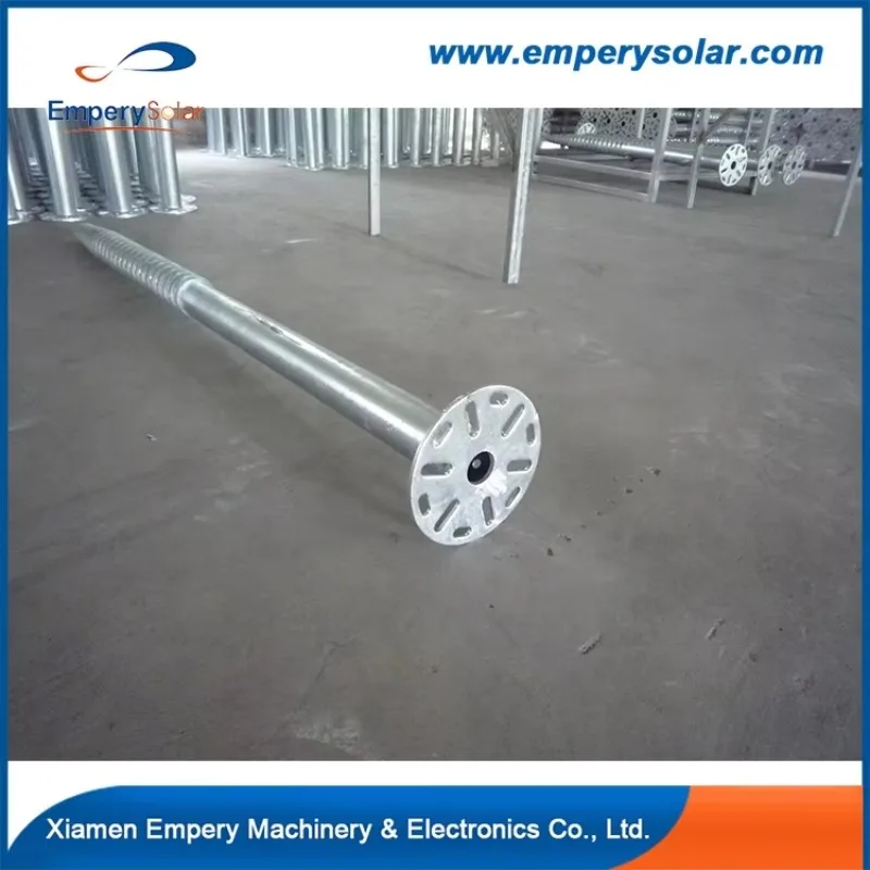 Ground Screw Solar Panel Mounting Structure Ground Screw Pile Solar Energy - Detail 1