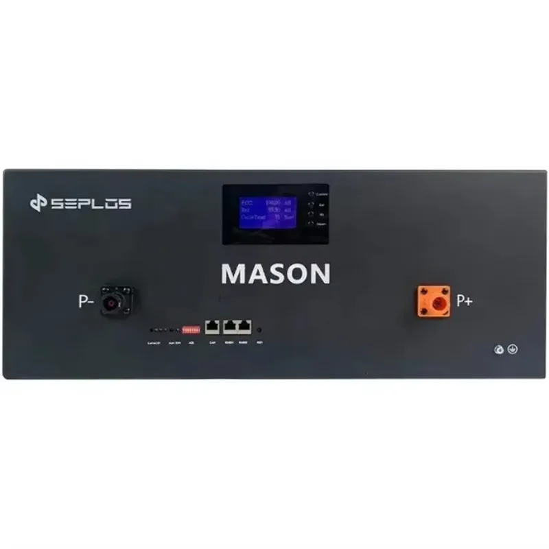2025Off-Grid-Solarsystem-Box, Lastleistung 5 kW, 10 kW, 15 kW, 48 V, 200 Ah, 300 Ah, Lifepo4-Batterie, Seplos Mason 280 BMS BOX DIY-Kit