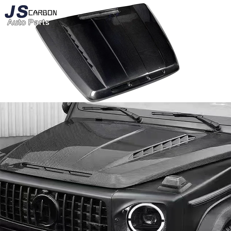 

For Mercedes Benz G Class W464 G500 G550 2019+ Carbon fiber hood engine cover carbon fiber engine cover The hood of an automobil