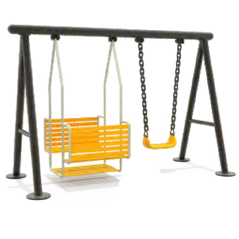 Outdoor Playground Swing Set Outdoor Metal Swing Kids Playground Equipment Garden Swing For Children