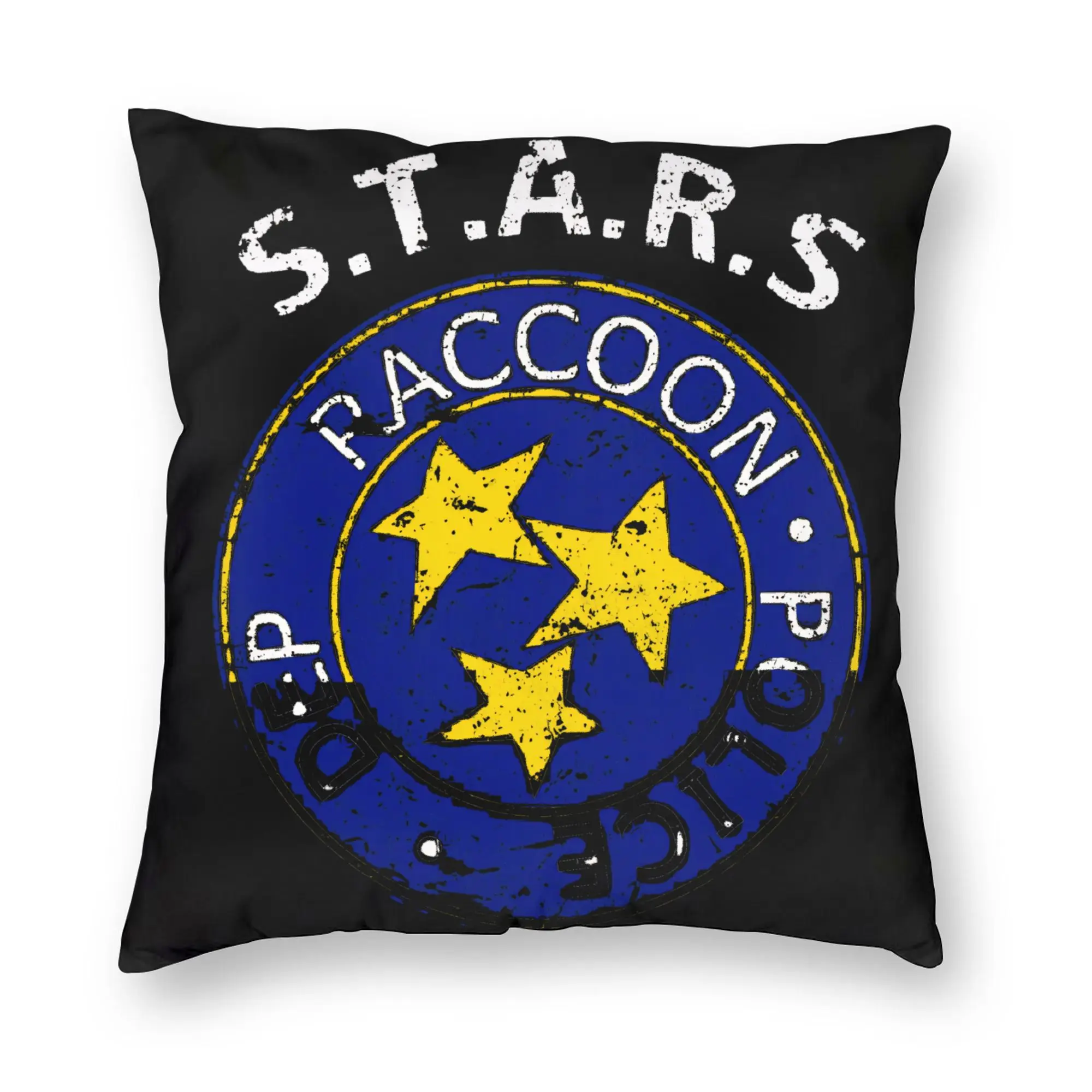 Funda de almohada Resident Evils Raccoon Dep Police, funda de almohada divertida, fundas de almohada cómodas para sala de estar, cama, silla