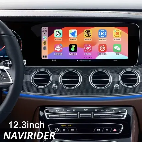 Carplay Android 14 Car Multimedia Video Player HU Stereo For Mercedes Benz E-Class W213 2016-2020 4G GPS Navigation Touch Screen
