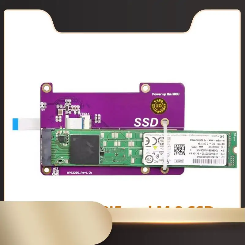 

Плата расширения SSD для Raspberry Pi5 для Raspberry Pi5 PCIE к M.2 NVME, модуль платы расширения SSD-N36R