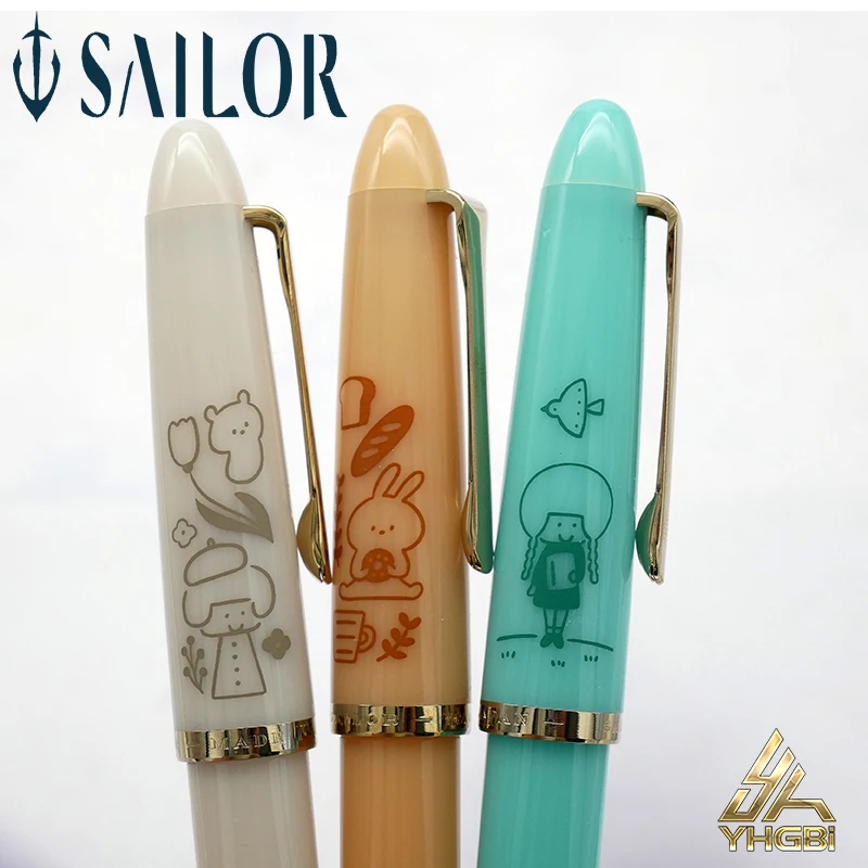 Japan write music mizutama limited fountain pen cute pattern fountain pen inking device set gift box SAILOR