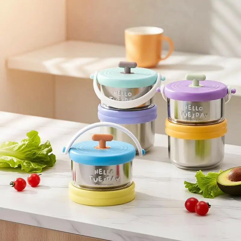 Thermal Insulation Lunch Box Office Worker Thermal Insulation Bucket New Household Small Soup Congee Cup Portable Breakfast Box