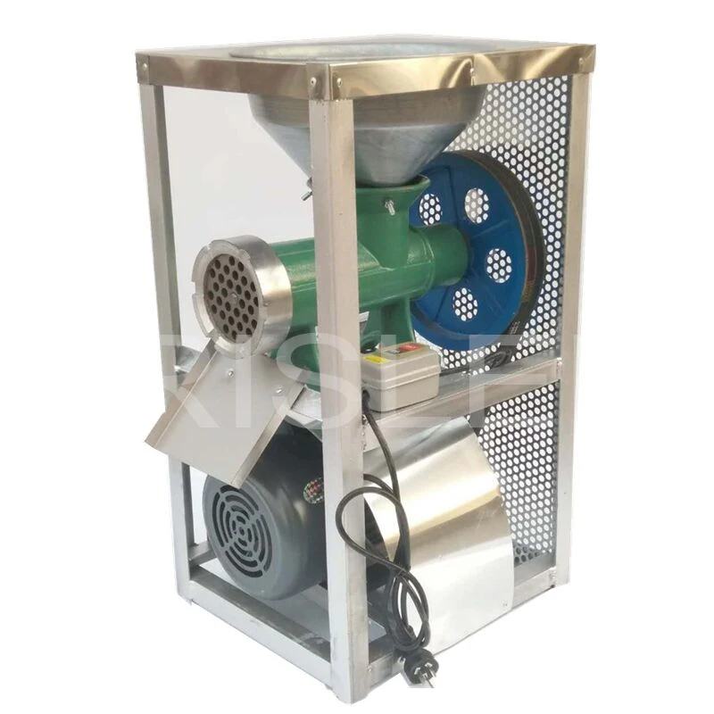 Multifunction Electric Chicken Fish Meat Bone Grinder Crushing Machine Duck Rack Tortoise Feed Crusher Shredder