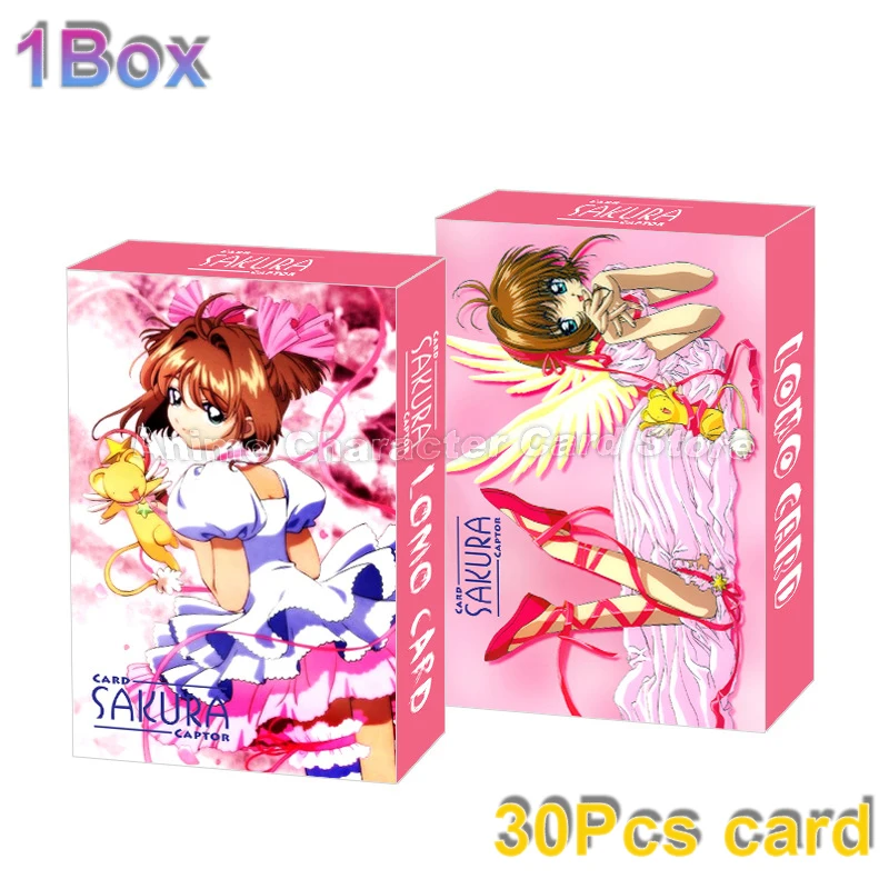 30PCS/Set LOMO Cards Anime Cardcaptor Sakura Card One Piece Naruto SAO Photocards Hobby Game Collection Toys For Children Gifts